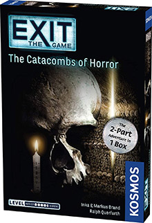 Exit: The Game - The Catacombs of Horror escape the room board game in a box cover image