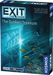 Exit: The Game - The Sunken Treasure escape the room board game in a box cover image