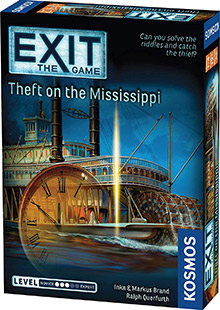 Exit: The Game - Theft on the Mississippi escape the room board game in a box cover image