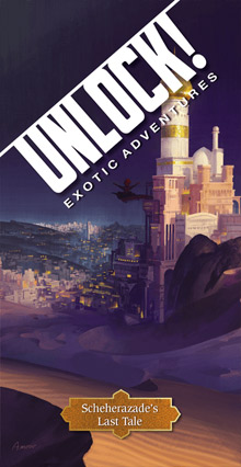 LockQuest Unlock! Exotic Adventures - Scheherezade's Last Tale escape the room board game in a box cover image